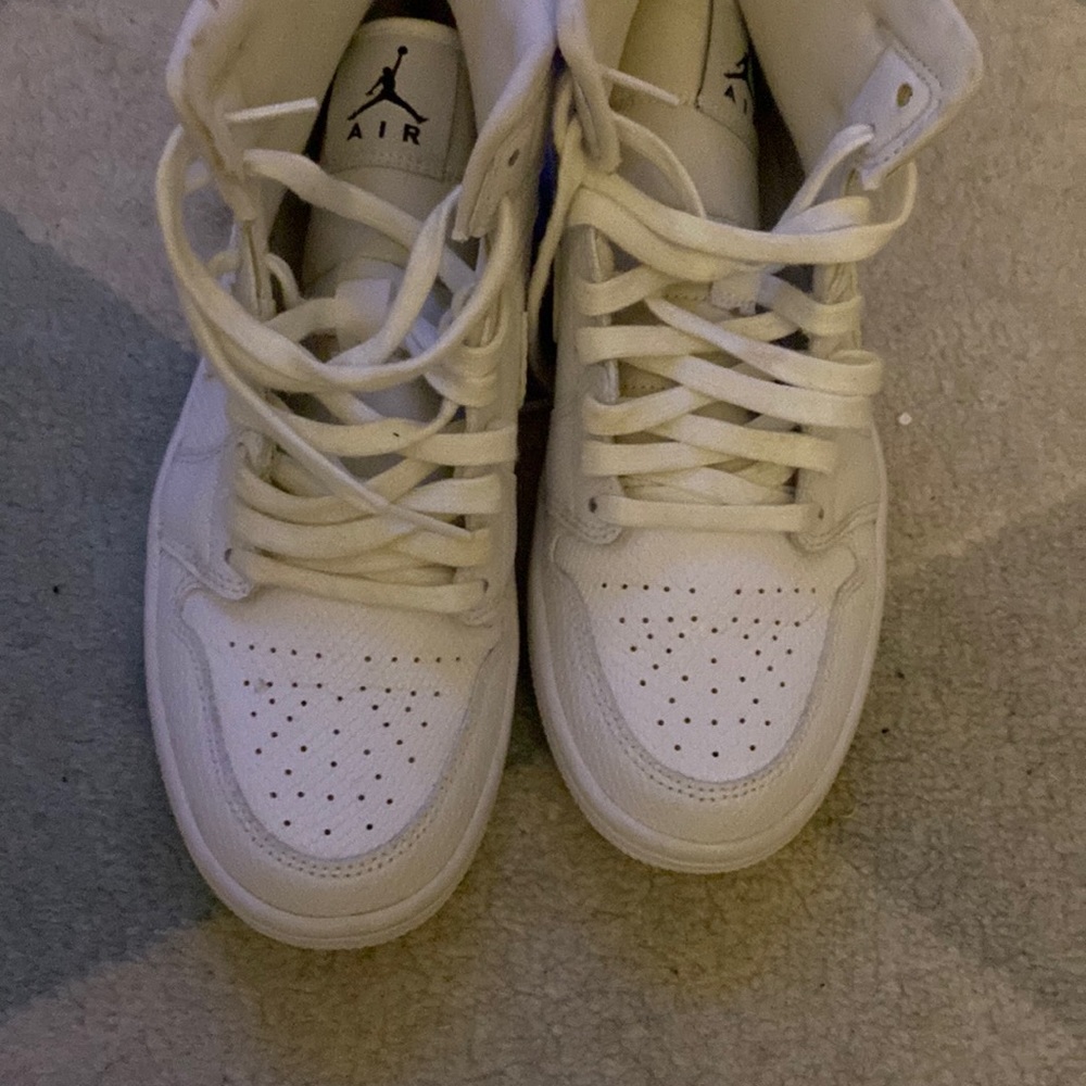 Jordan’s 1 white snake